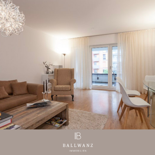 Wohnen am beliebten Westhafen: 3-Zimmer-Wohnung mit EBK, Balkon & Loggia - Photo 1