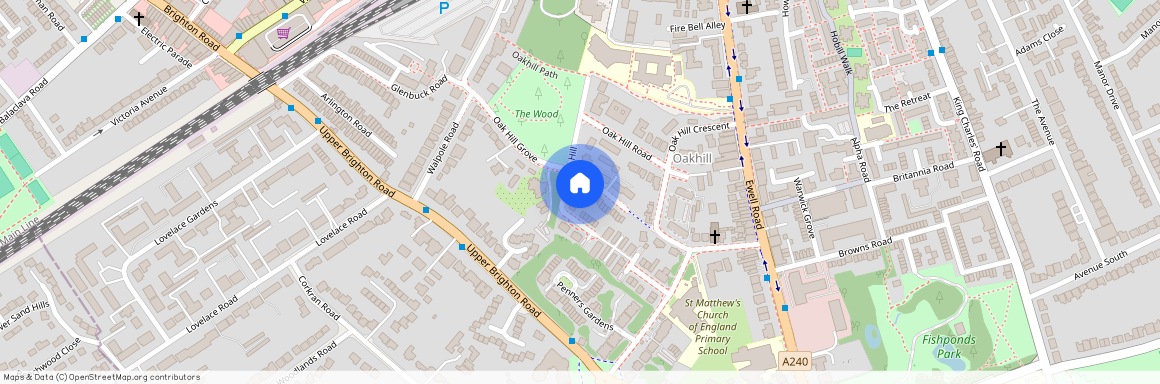 Oak Hill, Surbiton, KT6