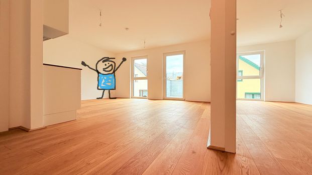 Balkonwohnung mit höchstem Wohnkomfort und modernster Küche auf 1,5 Zimmer, Stellplatz sogar erwünscht!! - Photo 1