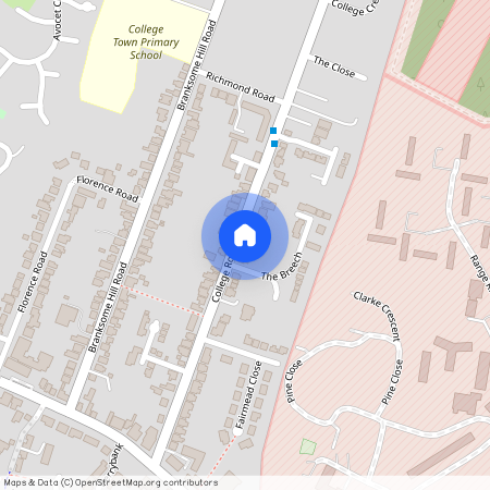 College Road, College Town, Sandhurst, GU47