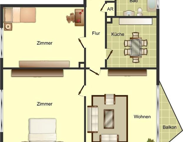 4-Zimmer-Wohnung in Ahlen Ahlen - Foto 1