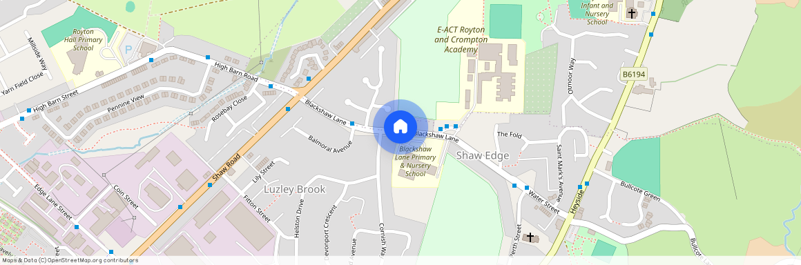 Blackshaw Lane, Royton, Oldham, Lancashire, OL2