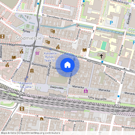 ul. Staromiejska 14, Śródmieście, Katowice, śląskie