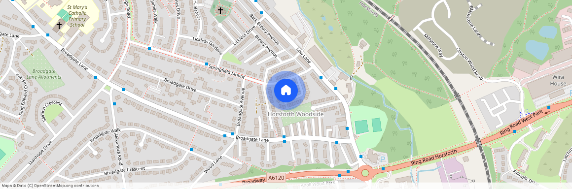 Springfield Walk, Horsforth, Leeds, West Yorkshire, LS18