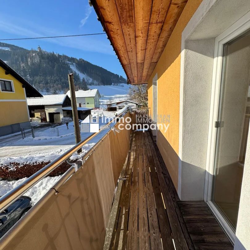 Große Wohnung mit Bergblick in Admont - 90m², 3,5 Zimmer, Balkon & Einbauküche - Miete inkl. BK nur 828€! - Photo 1