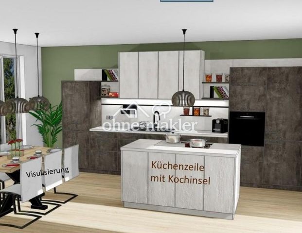 Neubau / Erstbezug - Elegante 3-Zimmer-Wohnung mit EBK und Kochinsel in TOP-Lage - Foto 1