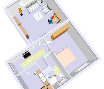 Schöne 2-Zimmer-Wohnung im Erdgeschoss! - Foto 5
