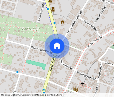 Perfekte Single Wohnung, 2 Zi in denkmalgeschütztem Stadthaus +Park... - Photo 1