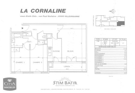 Location Appartement 3 pièces 65m² VILLEURBANNE 69100 - Photo 3