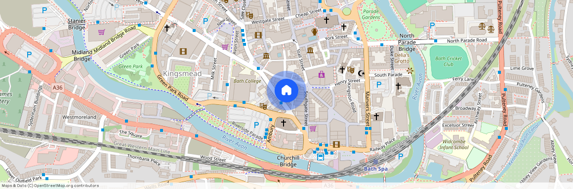 St James's Parade, Bath BA1 1UH