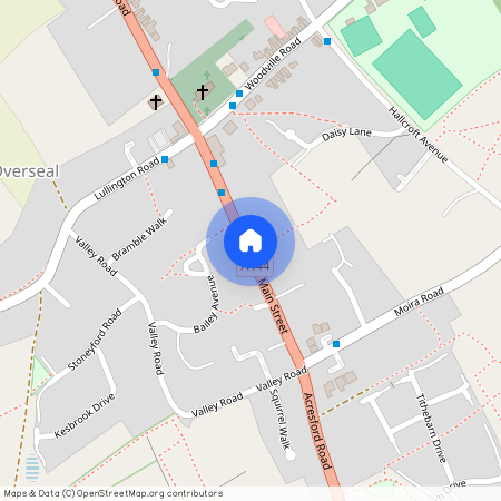 Main Street Overseal DE12 6