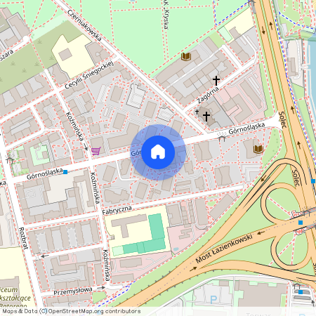 ul. Górnośląska, Solec, Śródmieście, Warszawa, mazowieckie