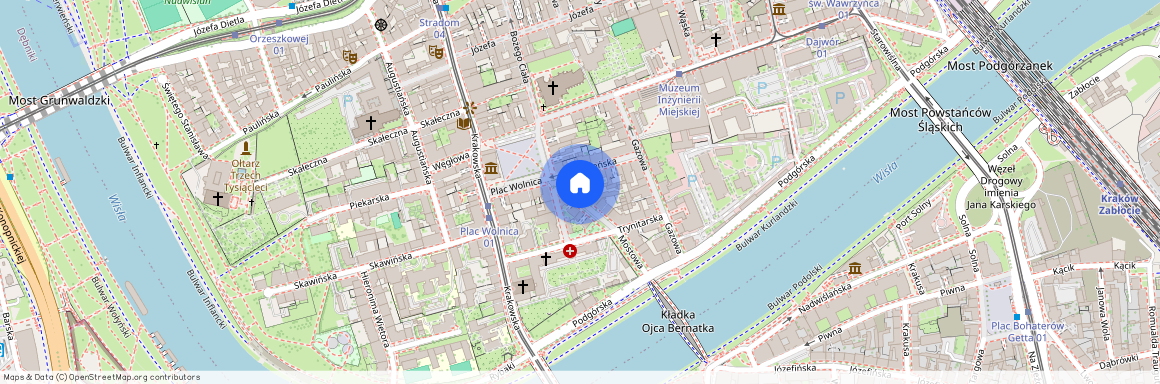 ul. Mostowa, Kazimierz, Stare Miasto, Kraków, małopolskie