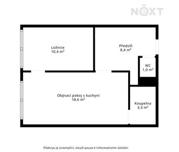 Pronájem bytu 2+kk 44 m² - Photo 3