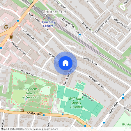 Lichfield Grove, Finchley, London N3