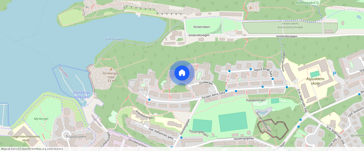 Örnbacken **, Aspudden