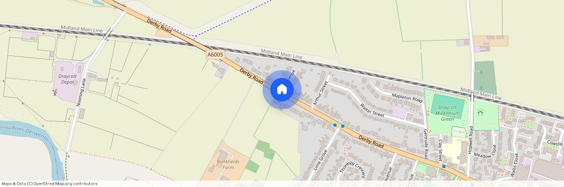 3 Bedroom Semi-Detached House, Derby Road, Draycott