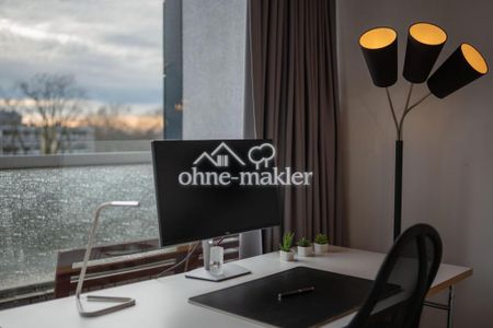 Penthouse-Zimmer der Extraklasse – 24 m2, Panorama-Südfront, Balkon & Design in Köln-Deutz - Photo 3