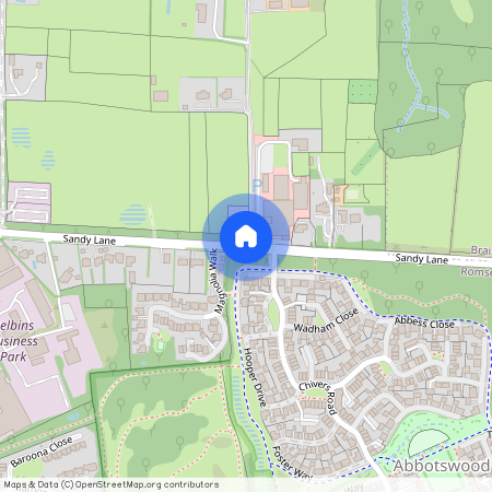 Sandy Lane, Romsey, SO51