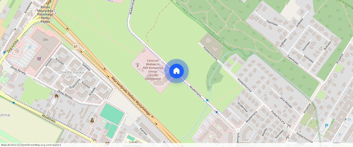 Legionowski, Jabłonna, Akademijna