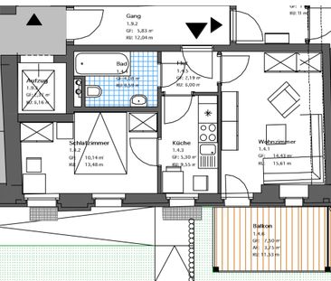 gemütliche 2-Raum Wohnung mit Balkon im Stadtzentrum - Photo 6