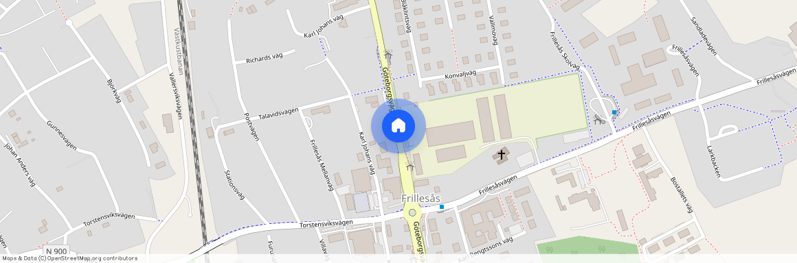 Göteborgsvägen, Frillesås