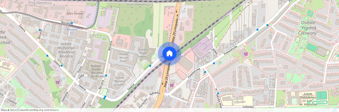 al. 29 Listopada, Prądnik Biały, Prądnik Biały, Kraków, małopolskie