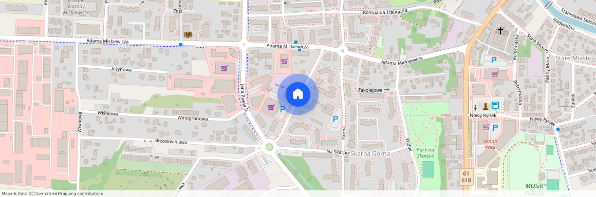 mazowieckie, pułtuski, Pułtusk, Pułtusk, Kolejowa