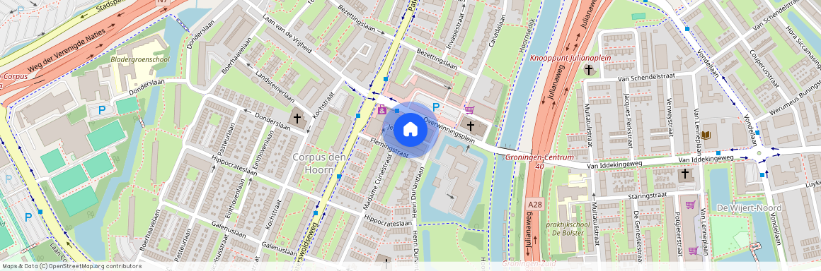 Corpus den Hoorn, 9728 GX, Jennerstraat, Groningen