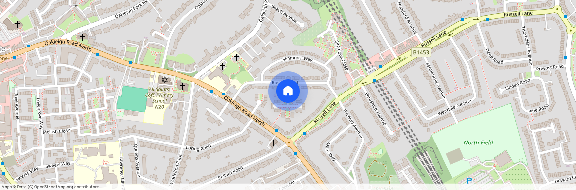 Russell Gardens, London, N20