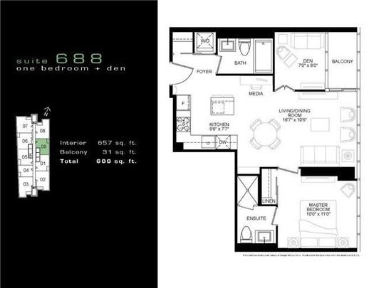 For Lease - 11 Bogert Avenue Unit# 909, Toronto, Ontario - Photo 1