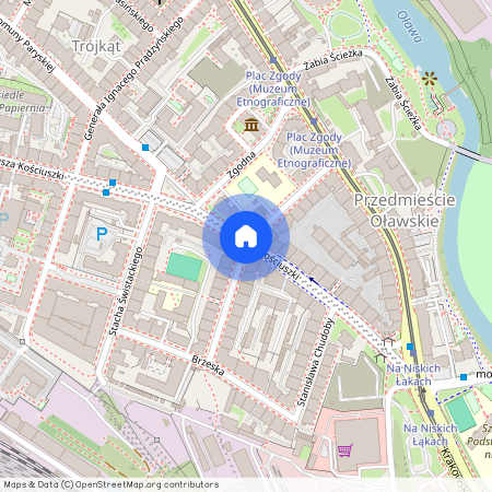 ul. Stanisława Więckowskiego, Przedmieście Oławskie, Krzyki, Wrocław, dolnośląskie