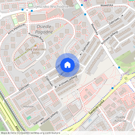 ul. Dąbrówki, Chełm, Gdańsk, pomorskie