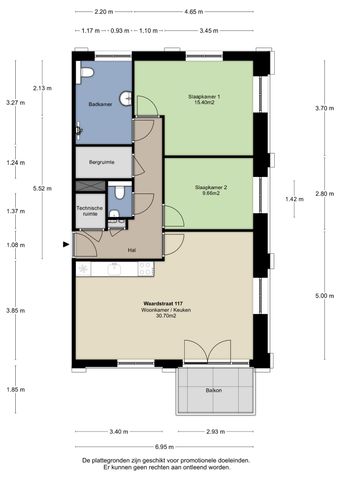 Te huur: Appartement Waardstraat 117 in Helmond - Foto 4