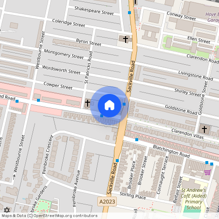Portland Rd, Brighton and Hove, Hove BN3 5DP, Hove  5Dp