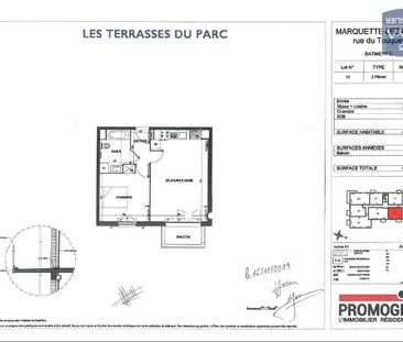 Location Appartement 2 pièces 44m² MARQUETTE LEZ LILLE 59520 - Photo 4