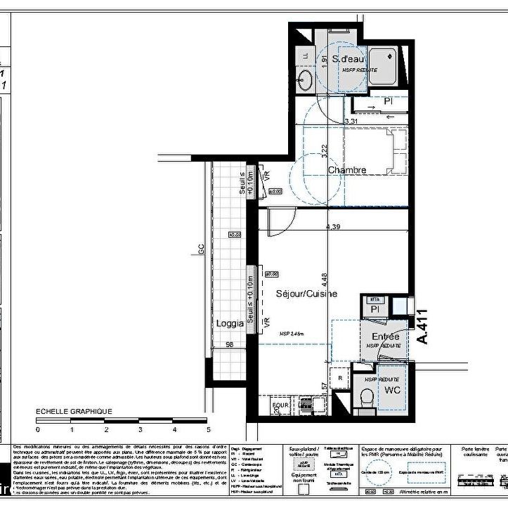 Appartement T2 à louer - 41 m² - Photo 2