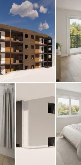 4 et demi neuf a louer shawnigan/ nouvelle construction/ rabais de location aux premiers signataires de bails de l'immeuble! - Photo 1