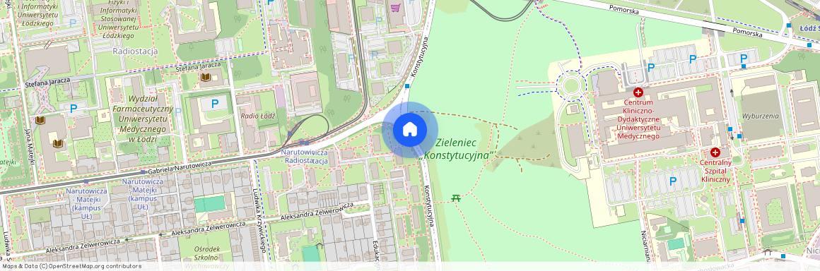 ul. Konstytucyjna, Radiostacja, Śródmieście, Łódź, łódzkie