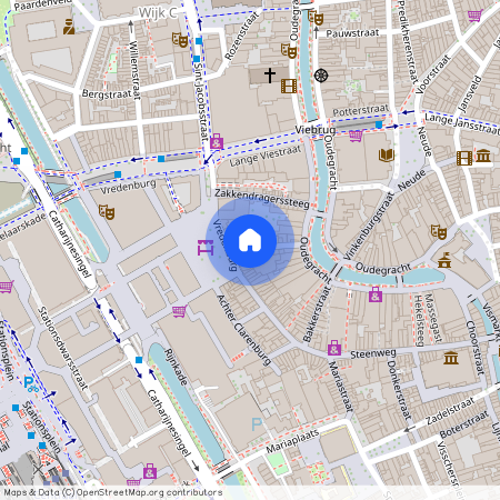 Lange Elisabethstraat, Mariaplaats en omgeving, 3511 BH, Drieharingstraat, Utrecht