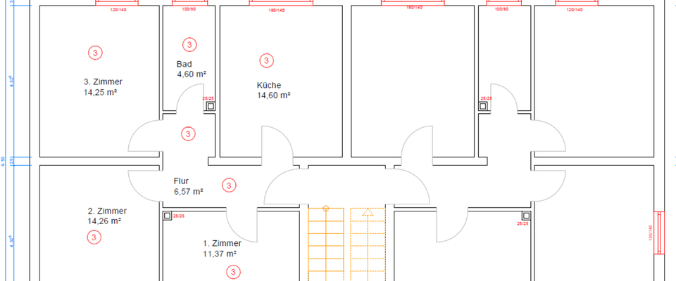 Moderne 3-Zimmer-Wohnung mit Balkon in ruhiger Lage - Photo 1