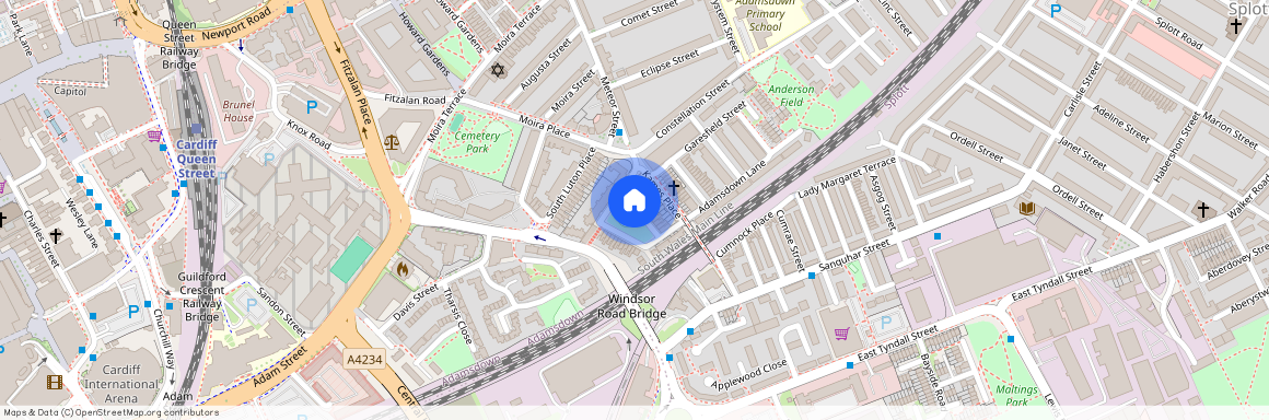 Adamsdown Church, CF24 0EZ, Adamsdown Square