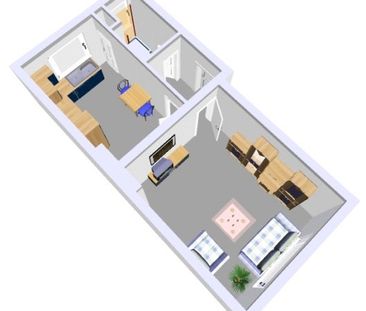 Schöne Singlewohnung am Südfriedhof! - Foto 2