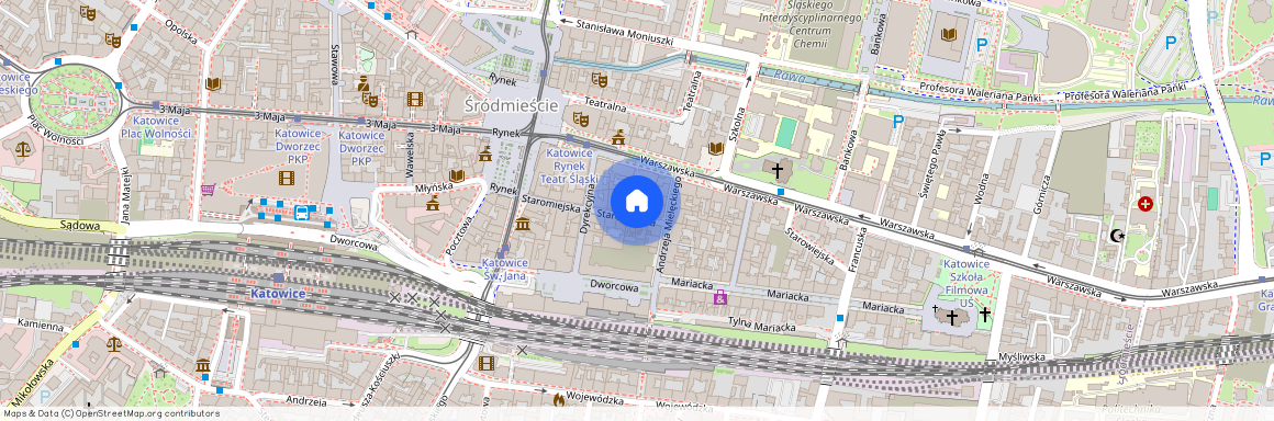 ul. Staromiejska 12, Śródmieście, Katowice, śląskie