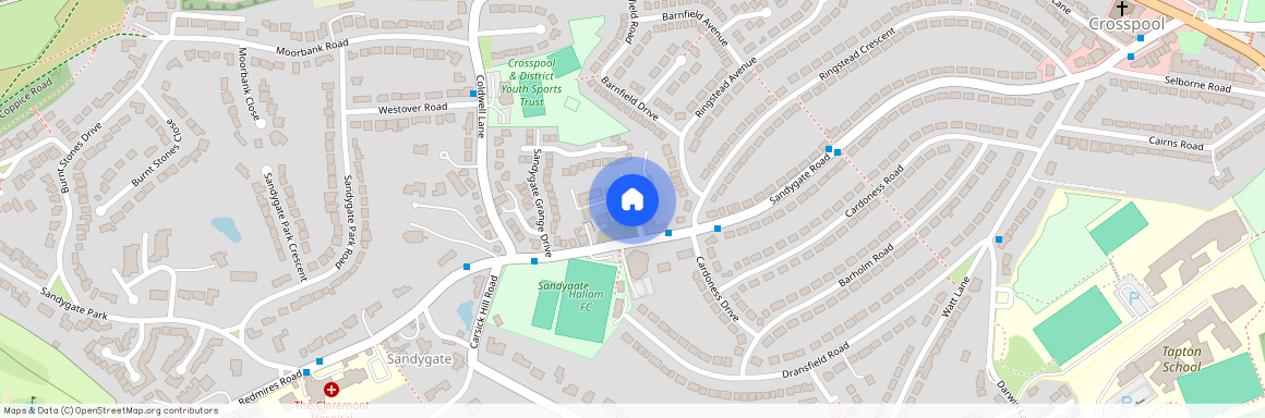 St. Francis Close, Sheffield, South Yorkshire, UK, S10