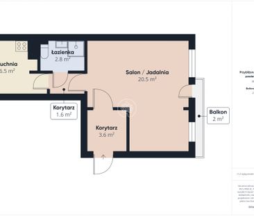 Na wynajem kawalerka na osiedlu Błonie. - Фото 1