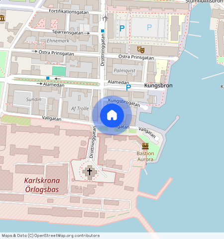 Trossö/centrum, Karlskrona, Blekinge, Vallgatan 6