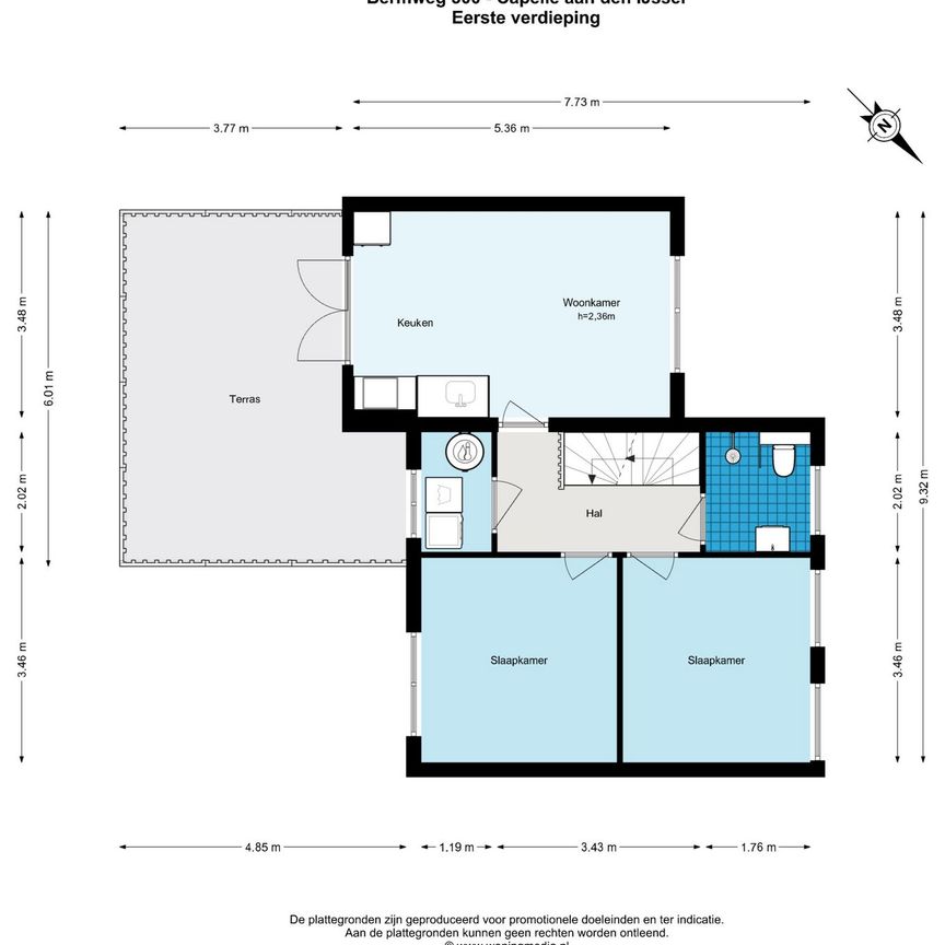 Appartement te huur: Bermweg 300 2906 LH Capelle aan den IJssel - Photo 1