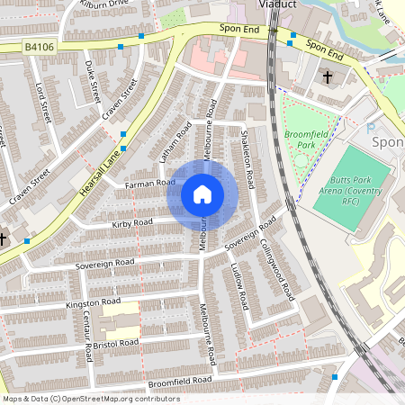 Melbourne Road, Earlsdon, Coventry