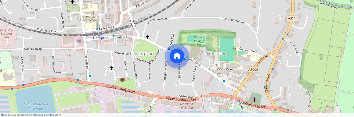 Station Road, Hampton, TW12, London